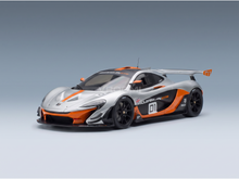 McLAREN - P1 GTR PEBBLE BEACH 2015 - CON VITRINA - CON VITRINA - GRIS NARANJA - COCHES DE CARRETERA