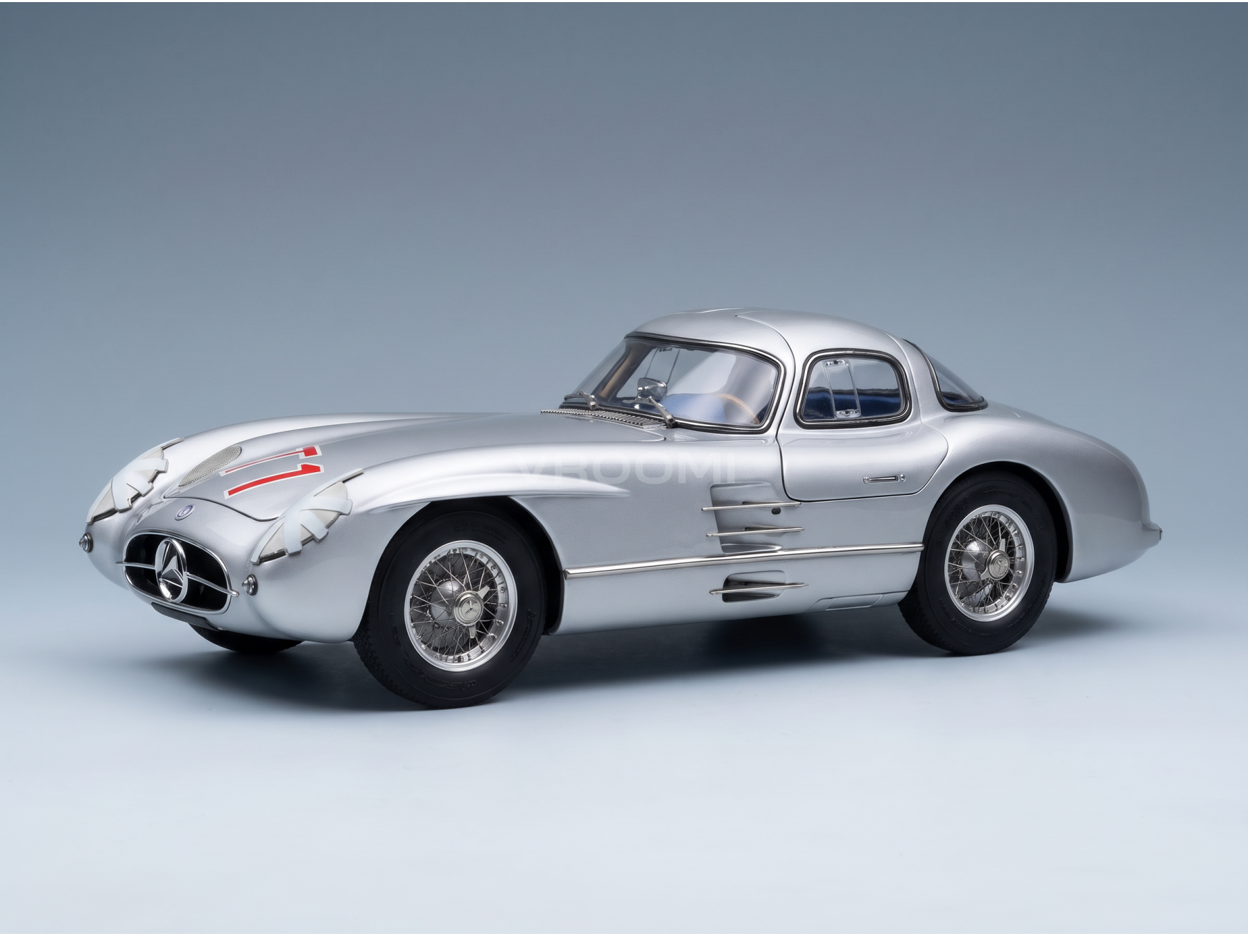 MERCEDES BENZ - 300 SLR Coupé N T1 RAC Tourist Trophy 1955 - PLATA - COCHES DE CARRETERA