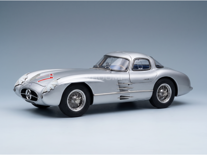 MERCEDES BENZ - 300 SLR Coupé N T1 RAC Tourist Trophy 1955 - PLATA - COCHES DE CARRETERA