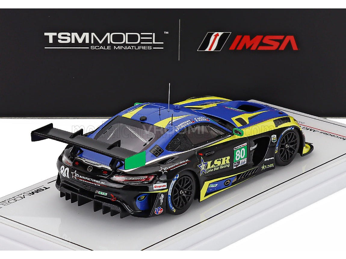 Mercedes-AMG GT3 EVO Lone Star Racing No. 80 Dan Knox Scott Andrews Eric Filgueiras Ralf Aron 24h Daytona 2025 TrueScale 1:43 scale model - image 2
