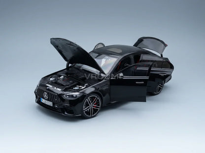 MERCEDES BENZ - C-KLASSE C63 S E-PERFORMANCE 2024 - OBSIDIAN BLACK Vroomi Schaalmodellenwinkel
