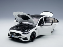 MERCEDES BENZ - C-CLASS C63 S E-PERFORMANCE 2024 - OPALITH WHITE Scale model car on Vroomi