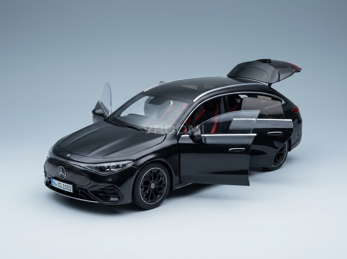 MERCEDES BENZ - CLA-CLASS (X174) SHOOTING BRAKE SW STATION WAGON 2025 - COSMOS BLACK Vroomi Scale model cars Shop