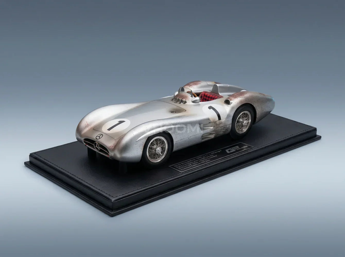 ミニカー F1 Mercedes W196 1/24 Fangio MERCEDES BENZ - F1 W196R STREAMLINERS N 1 POLE POSITION AND 4th