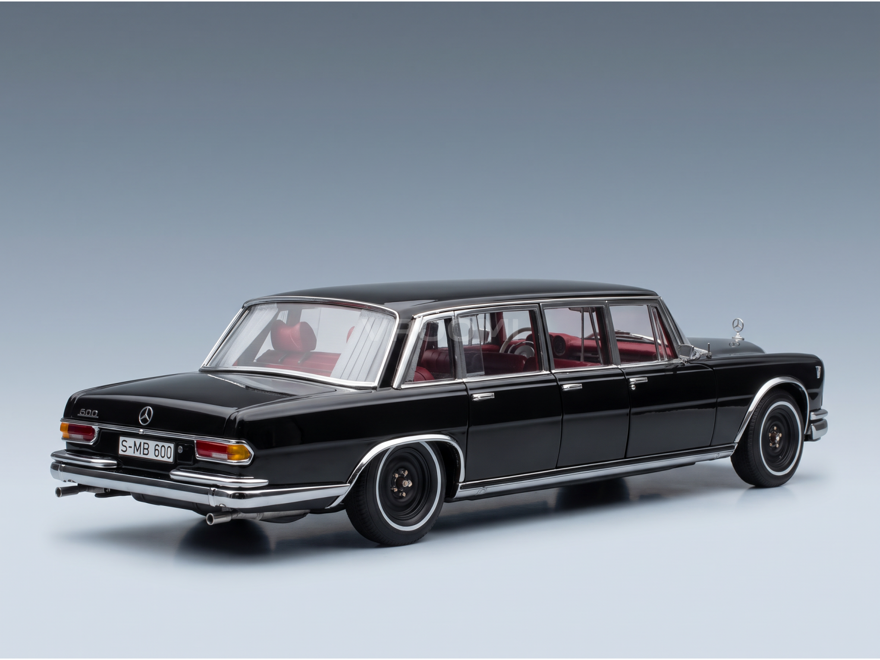 MERCEDES-BENZ - CLASSE S 600 PULLMAN W100 1963 - NOIR - VOITURES DE SÉRIE