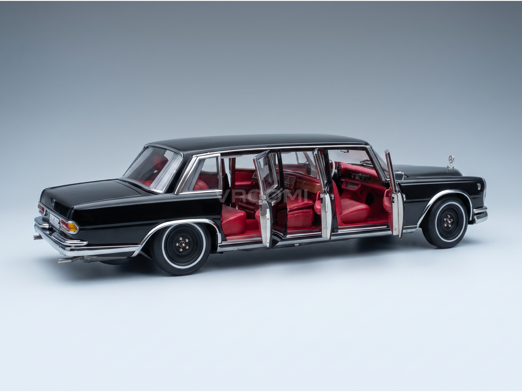 MERCEDES-BENZ - CLASSE S 600 PULLMAN W100 1963 - NOIR - VOITURES DE SÉRIE