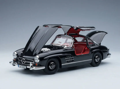 MERCEDES BENZ - SL-CLASS 300SL COUPE (W198) 1955 - BLACK Vroomi Scale model cars Shop