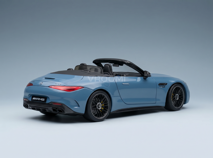 MERCEDES BENZ - CLASE SL SL63 AMG (R232) 4MATIC CABRIOLET SPIDER 2021 - AZUL CLARO Y NEGRO
