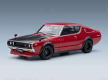 NISSAN - SKYLINE 2000 GT-R (KPGC110) VERSIÓN TUNING CÚPULA 1973 - ROJO Y NEGRO
