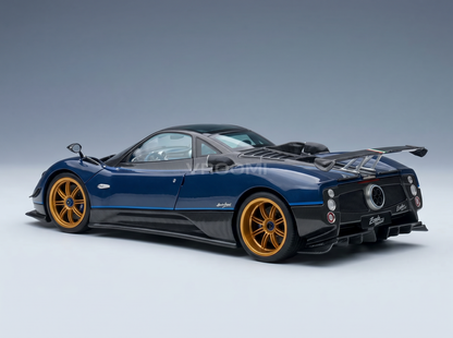 PAGANI - ZONDA TRICOLORE 2010 - CON VETRINA - WITH SHOWCASE - BLUE CARBON