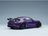 Porsche 718 (982) Cayman GT4 RS Manthey Kit 2024 Ultraviolet Purple Black with Showcase Spark Model 1:12 scale model - image 4