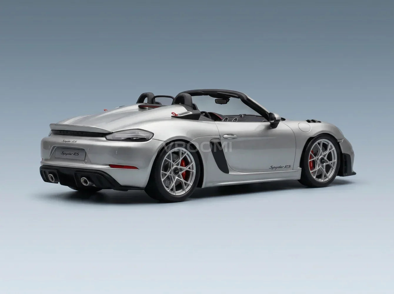 PORSCHE - 718 (982) SPIDER RS CABRIOLET OPEN 2023 - ARGENT Boutique de modèles réduits Vroomi