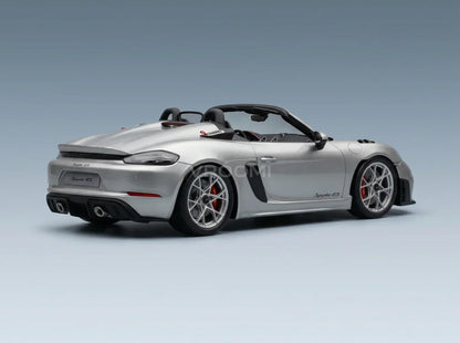 PORSCHE - 718 (982) SPIDER RS CABRIOLET OPEN 2023 - ARGENT Boutique de modèles réduits Vroomi