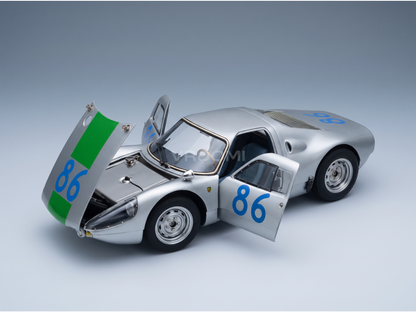 Porsche 904 Carrera GTS Ch.904-005 No. 86 Winner Targa Florio Colin Davis Antonio Pucci 1964 CMC 1:18 scale model - image 2