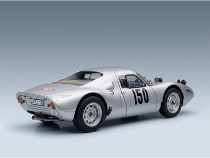 PORSCHE - 904 CARRERA GTS ch.904-006 N 150 2° RALLY MONTECARLO 1965 EUGEN BOEHRINGER - ROLF WUTHERICH - ARGENTO