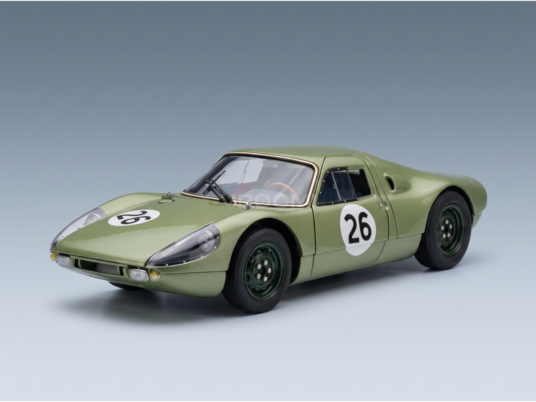 PORSCHE - 904 CARRERA GTS ch.904-025 N 26 SILVERSTONE INTERNATIONAL GRAND TOURING 1964 INNES IRELAND - GREEN - RACING