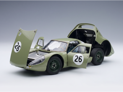 PORSCHE - 904 CARRERA GTS ch.904-025 N 26 SILVERSTONE INTERNATIONAL GRAND TOURING 1964 INNES IRELAND - GREEN - RACING