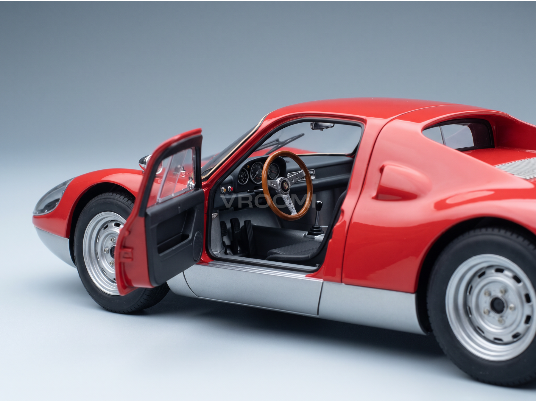 PORSCHE - 904 CARRERA GTS n.º 904-043 N, subasta de Pebble Beach 2017 - ROJO Y PLATA - COCHES DE CARRETERA