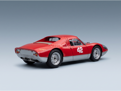 PORSCHE - 904 CARRERA GTS n.º 904-043 N, subasta de Pebble Beach 2017 - ROJO Y PLATA - COCHES DE CARRETERA