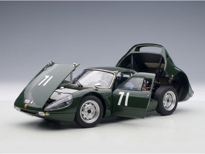 PORSCHE - 904 CARRERA GTS n.º 904-045 N 71 MEMORIAL DE SCOTT BROWN EN SNETTERTON 1964 DICKIE STOOP - VERDE - COCHES DE CARRETERA