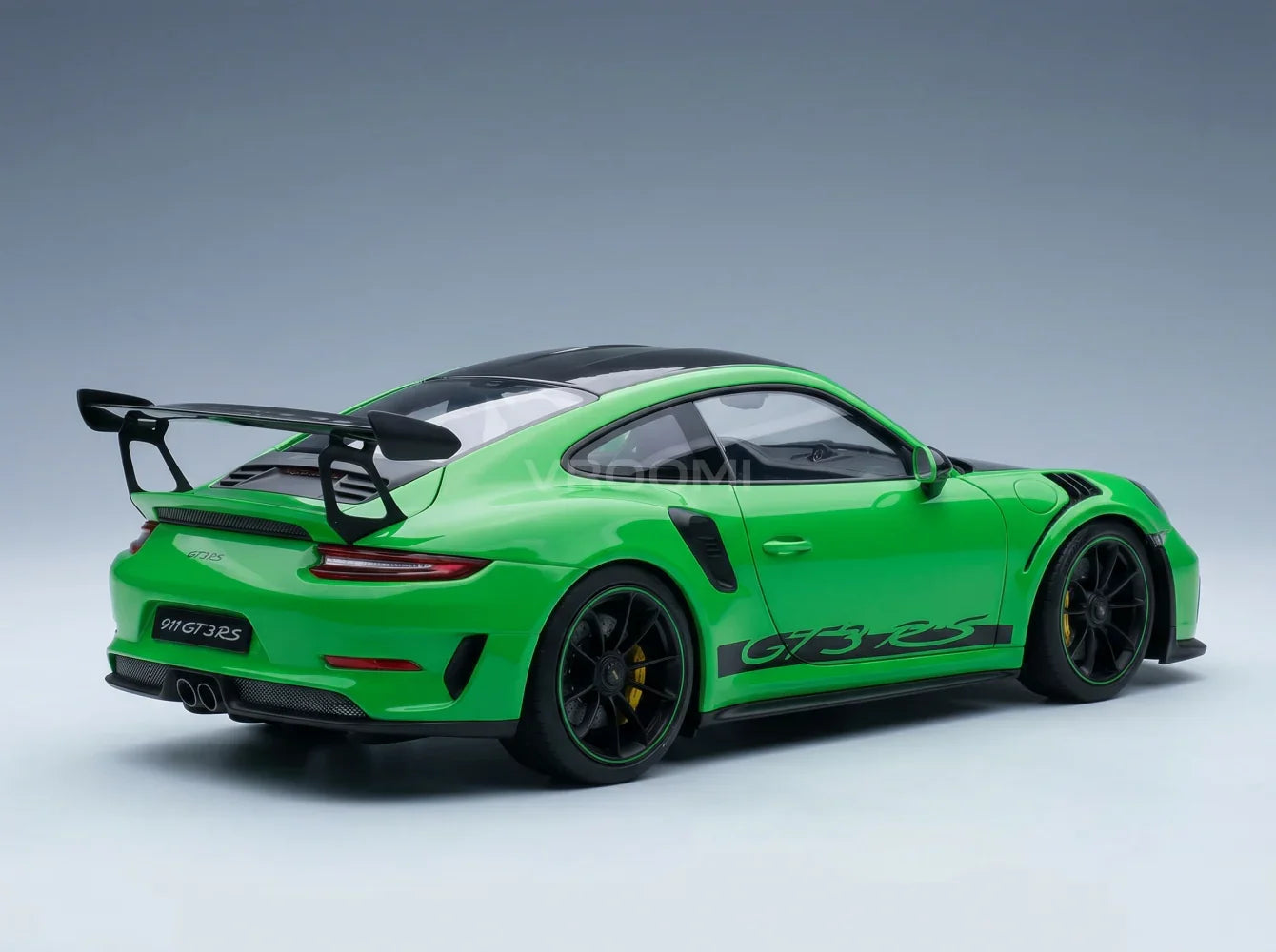 PORSCHE - 911 991-2 GT3 RS COUPÉ PACK WEISSACH 2017 - VERT LÉZARD Boutique de modèles réduits Vroomi