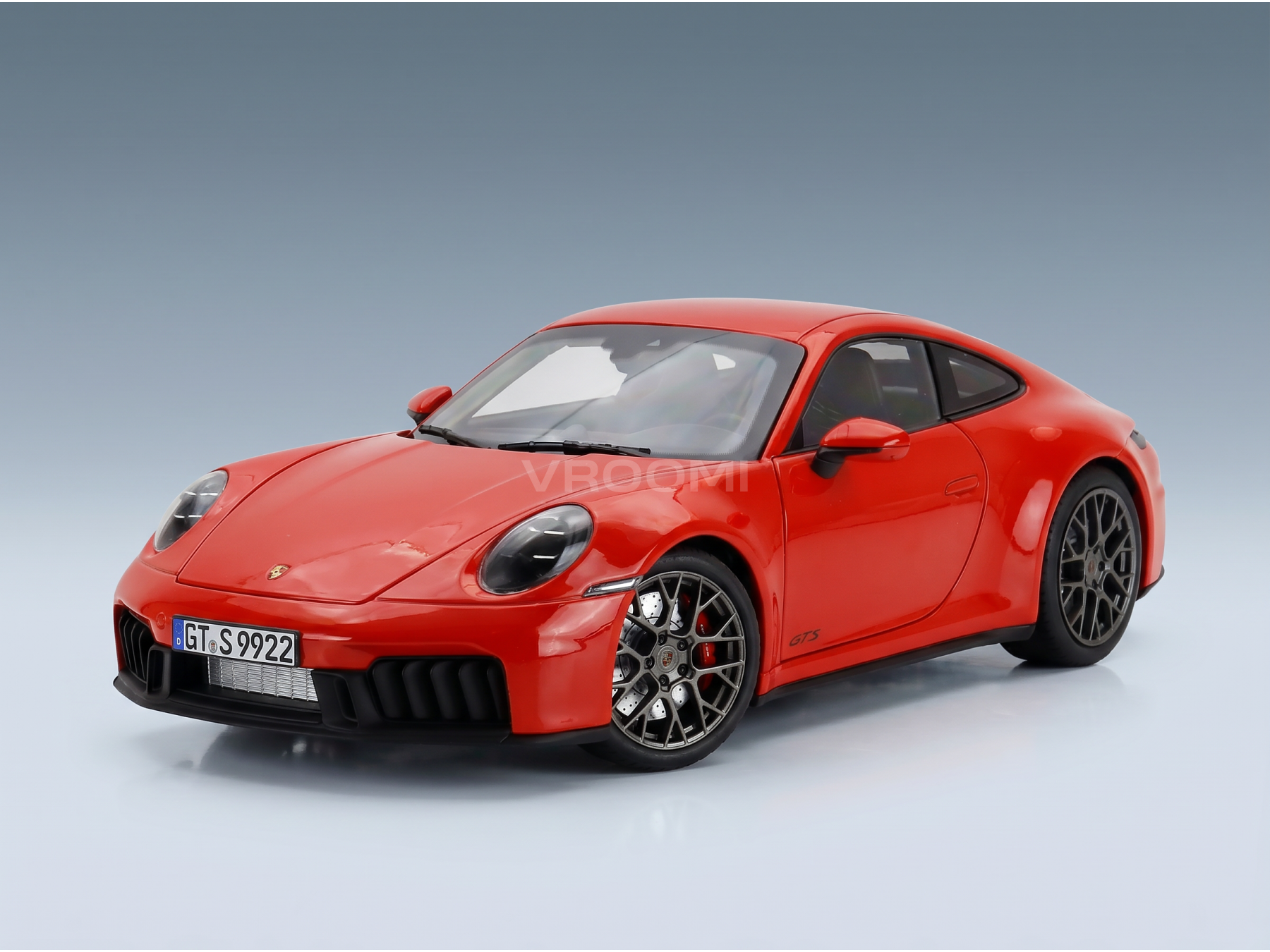Porsche 911 992-2 Carrera 4 GTS Coupé 2025 Red Norev 1:18 scale model
