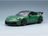 Porsche 911 992-2 GT3 Coupé Manthey Kit 2024 Auratium Green with Showcase Spark Model 1:12 scale model