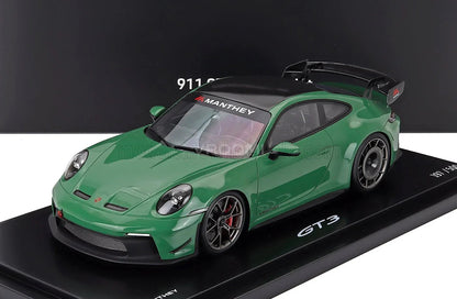 porsche-911-992-2-gt3-coupe-manthey-kit-2024-con-vetrina-with-showcase-auratium-green-road-cars-982 - Vroomi