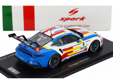 Keagan Masters Porsche GT3 Cup scale model car by Spark, limited edition 050/300, showcased at Vroomi