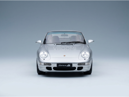 porsche-911-993-carrera-4s-coupe-1995-con-vetrina-with-showcase-silver-road-cars-100 - Vroomi
