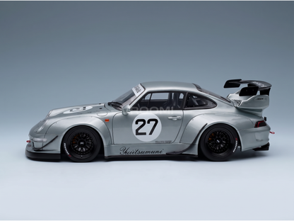 PORSCHE - 911 993 RWB LIBERTY WALK N 27 YUIITSU MUNI 2024 - GRIJS - STRAATWAGENS