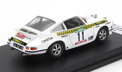 PORSCHE - 911 CARRERA RS (nachtversie) N 11 RALLY PORTUGAL 1976 ANTONIO BORGES - JOAO ANJOS - WIT Vroomi Schaalmodellenwinkel