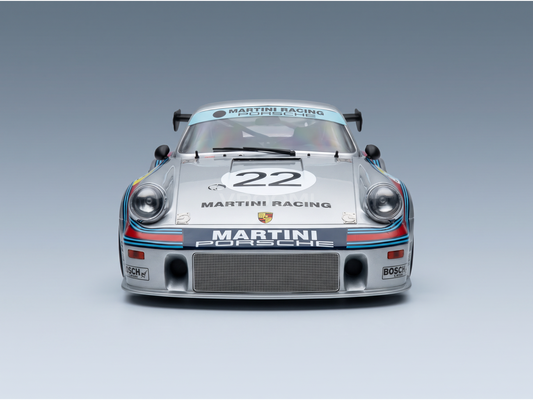 PORSCHE - 911 CARRERA RSR 2,1 L TURBO DEL EQUIPO MARTINI RACING N.º 22, 2.º puesto en las 24 Horas de Le Mans de 1974, G. VAN LENNEP - H. MÜLLER - ROJO PLATEADO