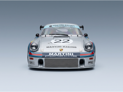 PORSCHE - 911 CARRERA RSR 2,1 L TURBO DEL EQUIPO MARTINI RACING N.º 22, 2.º puesto en las 24 Horas de Le Mans de 1974, G. VAN LENNEP - H. MÜLLER - ROJO PLATEADO