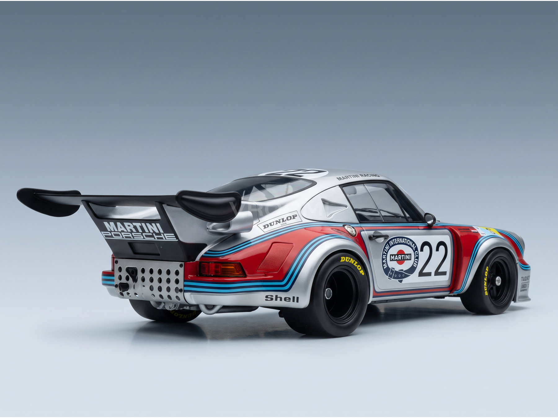 PORSCHE - 911 CARRERA RSR 2,1 L TURBO DEL EQUIPO MARTINI RACING N.º 22, 2.º puesto en las 24 Horas de Le Mans de 1974, G. VAN LENNEP - H. MÜLLER - ROJO PLATEADO
