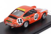 Orange Porsche 911 race car scale model with #40, Motul decals — Vroomi collector replica