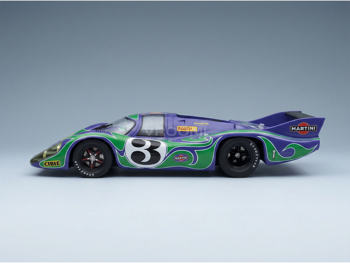 Porsche 917LH 4.5L Martini Racing International No. 3 Gerard Larrousse Willi Kauhsen 2nd 24h Le Mans 1970 CMR 1:12 scale model - image 3