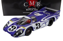 PORSCHE – 917LH 4,5 l TEAM MARTINI RACING INTERNATIONAL 3 TRAINING 24-Stunden-Rennen von Le Mans 1970 GERARD LARROUSSE – WILLI KAUHSEN – WEISS-LILA Modellauto auf Vroomi
