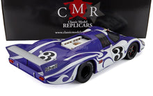 PORSCHE – 917LH 4,5 l TEAM MARTINI RACING INTERNATIONAL 3 TRAINING 24-Stunden-Rennen von Le Mans 1970 GERARD LARROUSSE – WILLI KAUHSEN – WEISS-LILA Modellauto auf Vroomi