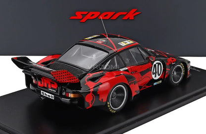 PORSCHE - 935 2,9 L F6 TURBO ÉQUIPE JMS RACING N° 40, 3e aux 24 Heures du Mans 1977, CLAUDE BALLOT, LENA - PETER GREGG - ROUGE NOIR - Boutique de modèles réduits Vroomi