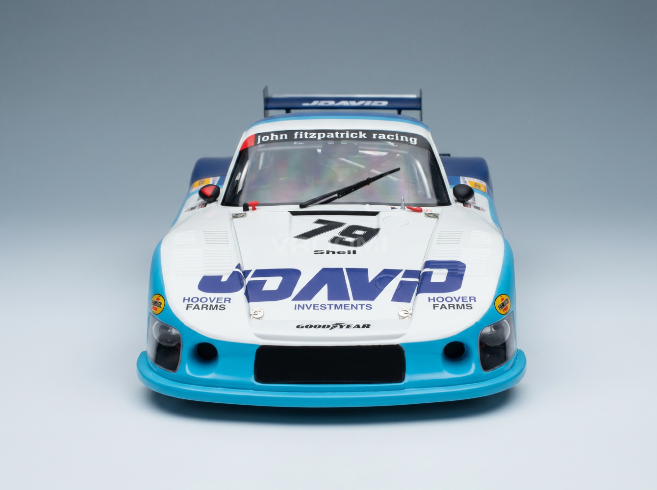 PORSCHE | 935/81 2.7L F6 TURBO MOBY DICK TEAM JOHN FITZPATRICK N 79 24h LE MANS 1982 JOHN FITZPATRICK - DAVID HOBBS Scale model car on Vroomi