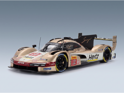 PORSCHE - 963 9RD 4.6L TURBO V8 TEAM HERTZ JOTA N 12 WINNER 6h SPA 2024 WILL STEVENS - CALLUM ILOTT - WHITE GOLD