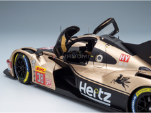 Hertz-branded scale model car with open doors, detailed cockpit, and racing decals — Vroomi