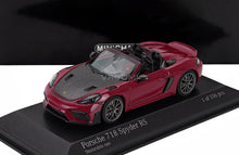 PORSCHE - SPYDER RS WEISSACH PACKAGE 2024 - RUBY RED BLACK Vroomi Scale model cars Shop