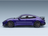 Porsche Taycan Turbo 2023 Purple GT Spirit 1:18 scale model - image 2