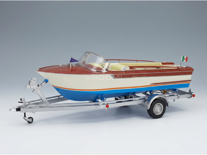 Riva Junior schaalmodelboot op aanhanger, geen schaalmodelauto — Vroomi
