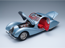 TALBOT LAGO - T150 COUPÉ C-SS TEARDROP FIGONI & FALASCHI 1937 - LICHTBLAUW MET - STRATAUTO'S