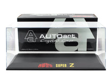 Vitrina de cristal AUTOart para coches a escala 1:18, con las bases «SUPER .Z» y «西部警察», ideal para los coleccionistas de Vroomi