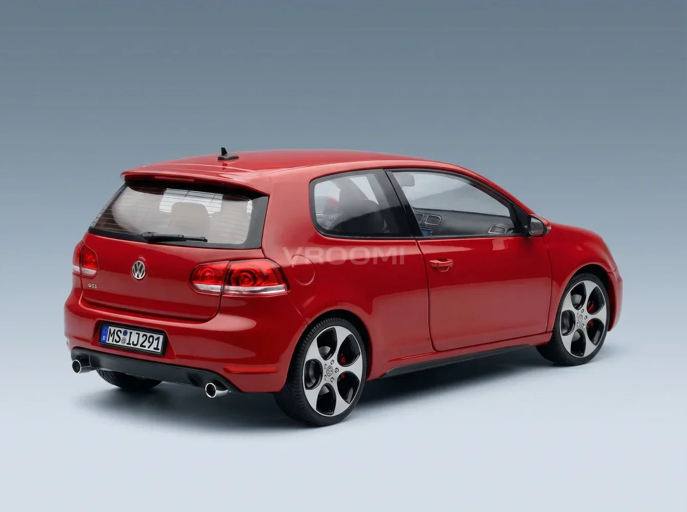 VOLKSWAGEN - GOLF VI GTi 2009 - ROUGE - Boutique de modèles réduits Vroomi