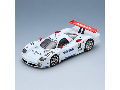 Nissan R390 GT1 Test 24h Le Mans 1998 Spark Model 1:43 scale model - front three-quarter view